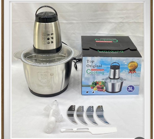 خردکن ۳ لیتری مارک با کیفیت کوکینگ - ۲موتوره- ۲سرعته- ۴ تیغه- ۱۲۰۰ وات